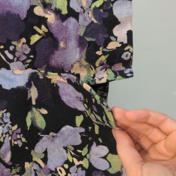 LOFT brand floral pencil mini skirt - Picture 5 of 7